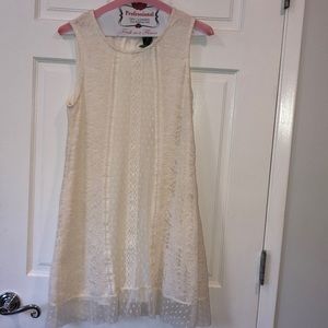 Beige/cream colored lace dress